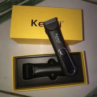 Barbeador Eletrico Depilador Pelo Removedor Intimo Kemei