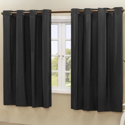 Cortina Blackout De Pvc 2,20m X 1,30m Preto