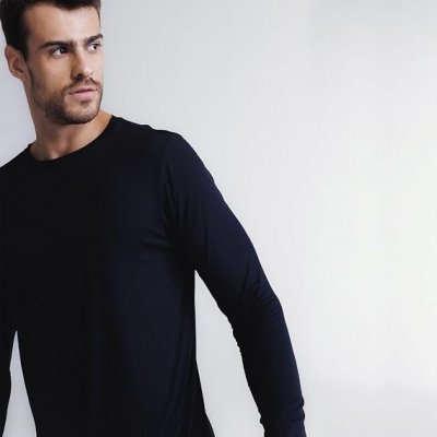 Tech T-shirt Long Sleeve Masculino Preto
