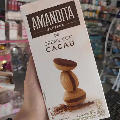 Wafer Recheado Amandita Sabor Chocolate 200g