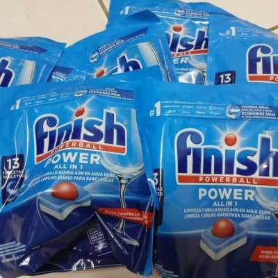 Finish Detergente para Lava Louças 91 tabletes Powerball
