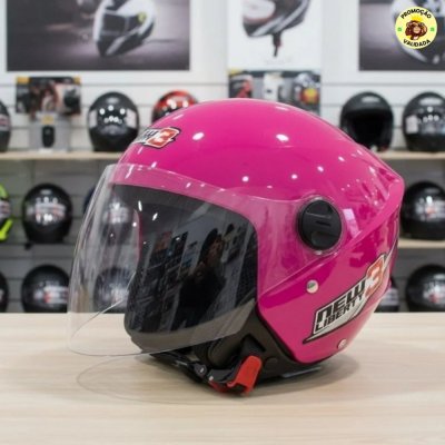 Capacete Aberto Pro Tork New Liberty 3 Solid Rosa Tam. 60
