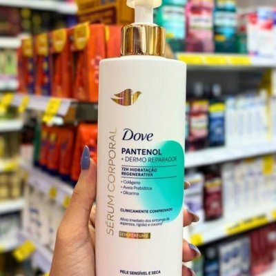 Dove Sérum Hidratante Corporal sem Perfume Pantenol + Dermo Reparador 380ml