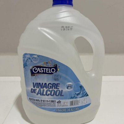 Vinagre de Álcool Concentrado 6% Castelo 5L