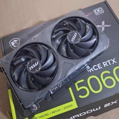 Placa de Vídeo MSI RTX 5060 Shadow 2X OC, 8GB, GDDR7