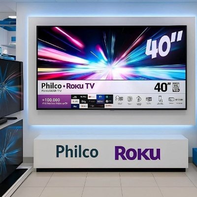 Smart TV 40 Philco Roku TV