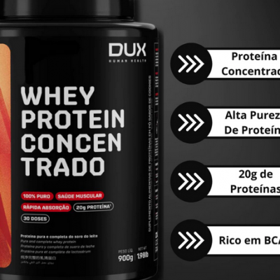 Whey Protein Concentrado 900g Dux Nutrition
