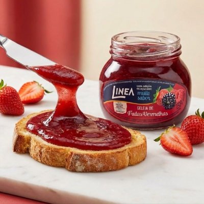 Linea Geleia de Frutas Vermelhas 230g (Sem Adição de Açúcar)
