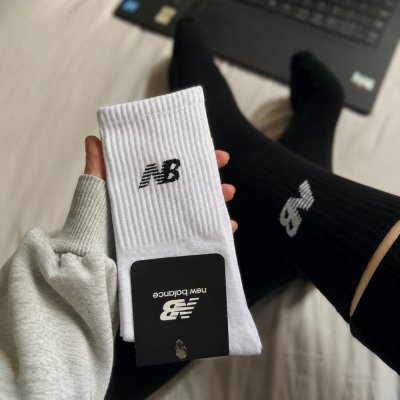 Kit 3 Meias Longas New Balance Unissex