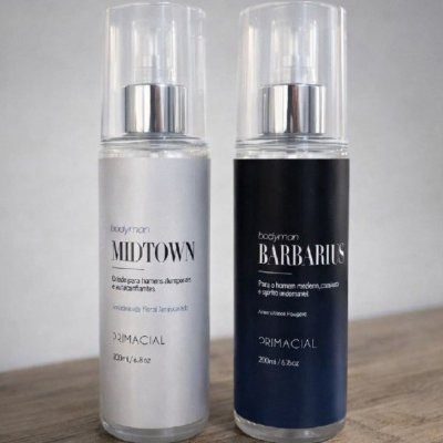 Kit Body Splash Masculino Barbarius e Midtown 200ml