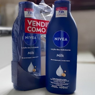 🧴 Loção NIVEA Hidratante Milk Pele Seca a Extrasseca 400ml - 2 unidades