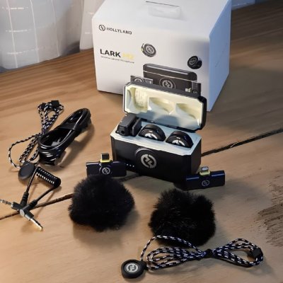 Microfone Hollyland Lark M2 Duo Combo Duplo
