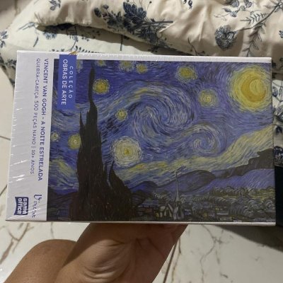 Quebra-cabeça: Vincent Van Gogh: A Noite Estrelada - 500 peças nano