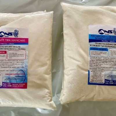 Tira Manchas Alvejante 1kg + Percarbonato de Sódio 1kg