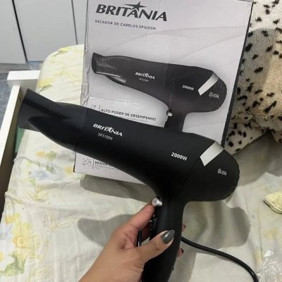 Secador de Cabelos Britânia Tourmaline Íons 2100W BSC2150 Bivolt