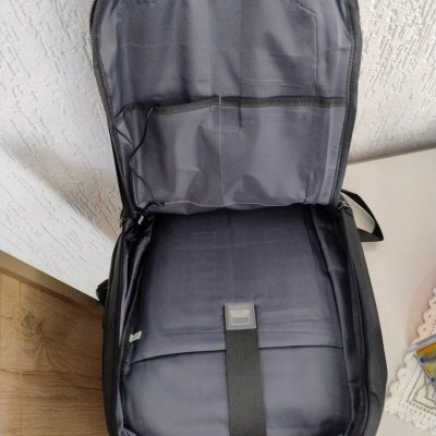 Mochila Jiesipote Prova Dagua Expansivel Preto