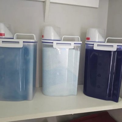 Kit 3 Potes Dispenser Hermético 2L Multiuso