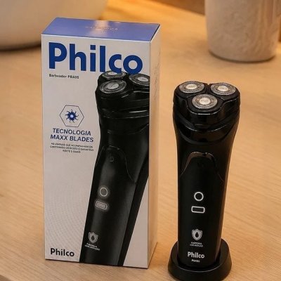 Barbeador Elétrico Pba08 À Prova Dágua Bivolt Philco