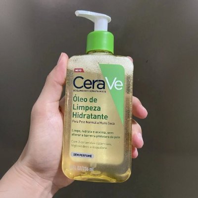 Óleo de Limpeza Cerave Hidratante para Pele Normal a Seca e Atópica 236mL