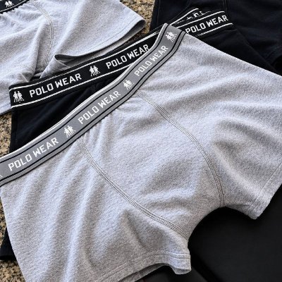 Cuecas Sem Costura Algodão Polo Wear