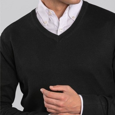 Suéter Masculino Inverno Gola V Casual Tricot