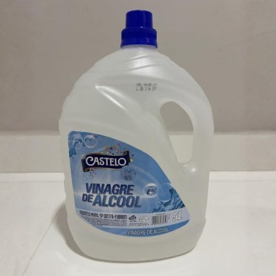 Vinagre de Álcool Concentrado 6% Castelo 5L