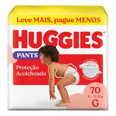 Huggies Fralda Pants G 70 un