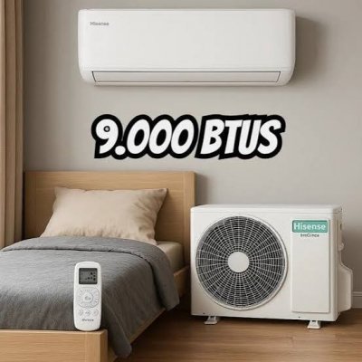 Ar Condicionado Inverter Hisense 9.000 Btus Frio