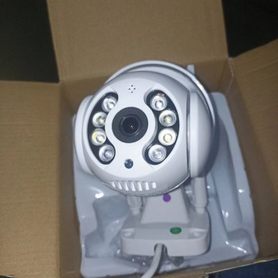 Câmera IP A8 Icsee IR WiFi Externa HD Branca