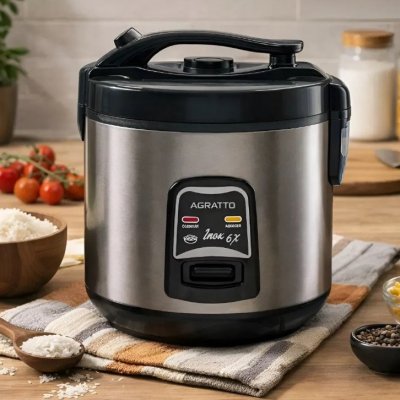 Panela Elétrica Arroz Inox Agratto 127V
