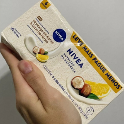 NIVEA Sabonete Barra Nutrição da Natureza 80g