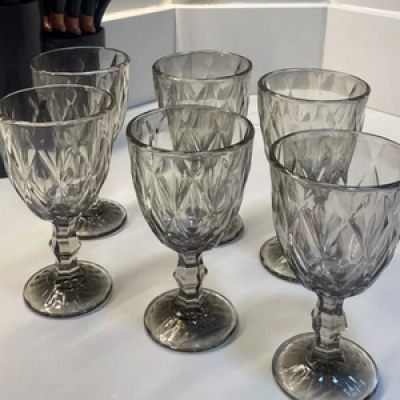 Jogo 6 Taças Cristal 330ml Brilho