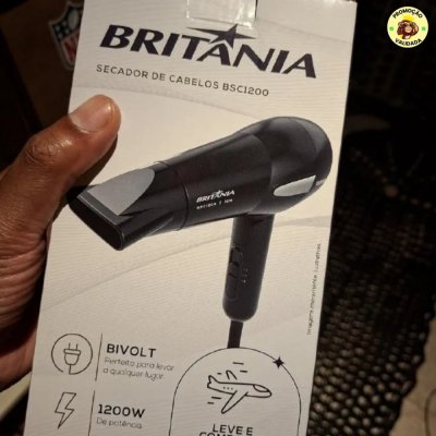 Secador de Cabelos Britânia BSC1200 Íon Tourmaline