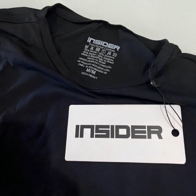 Kit 3 Camisetas Light T-shirt Insider GG Preto