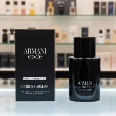 Perfume Masculino Armani Code Eau de Toilette, Refilável 50ml