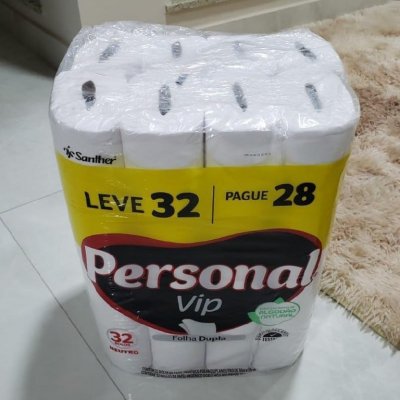 Personal Papel Higiênico VIP Folha Dupla 32 rolos de 30M