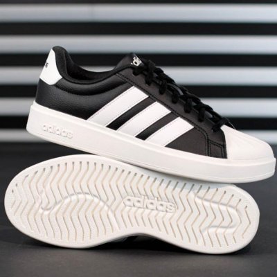 Tênis Streettalk Adidas - Preto E Off White