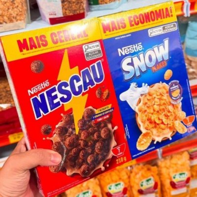 Kit Cereal Matinal Chocolate Nescau 210g + Snow Flakes 230g