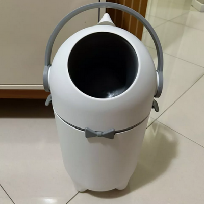 Lixeira Antiodor Fralda Bebe Kazalinda Branca