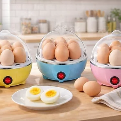 Cozedor de Ovos Elétrico Portátil a Vapor