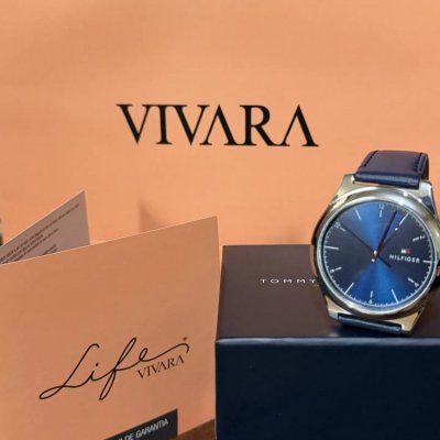 Relógio Tommy Hilfiger Norris Couro Azul