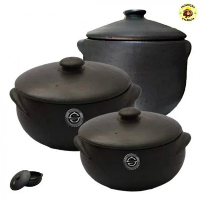 Conjunto Kit Panelas De Barro Capixaba