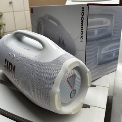 Caixa de Som JBL Boombox 4 Bluetooth Branca