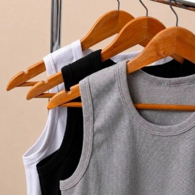 Kit com 3 Regatas Americana Canelada