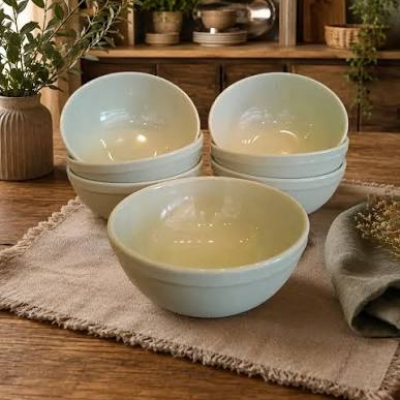 Jogo 6 Tigelas Bowl Porcelana 19 cm