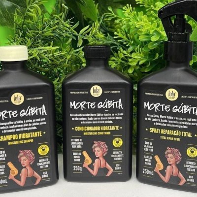 Kit Morte Súbita (Shampoo + Condicionador + Spray Reparação)