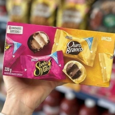 Caixa Sonho de Valsa e Ouro Branco Sortidos 220g