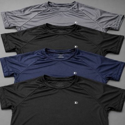Kit com 8 Camisas Sandrini Dry-Fit