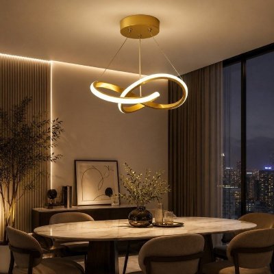 LUMINÁRIA DE CASA CHIQUELustre Pendente Moderno Led