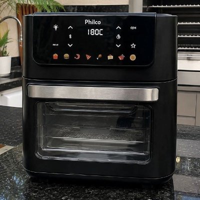 Air Fryer Oven Philco 11L 8 Funções Visor 1800W 110V
